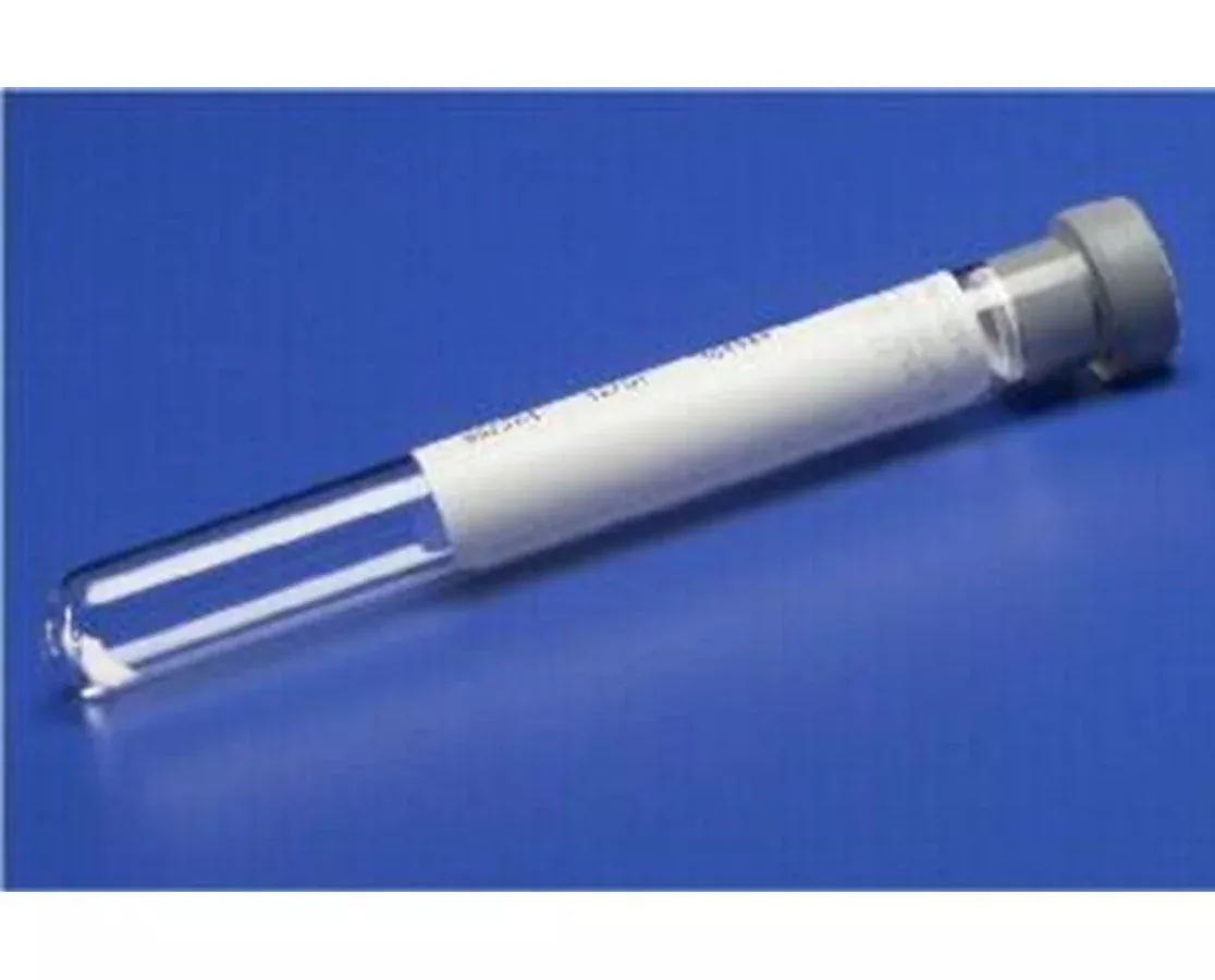 0.07mL Monoject Lavender Stopper Blood Collection Tube, 15% Solution, 13 x 100mm, 7mL Draw, Silicone Coated (1000/cs)