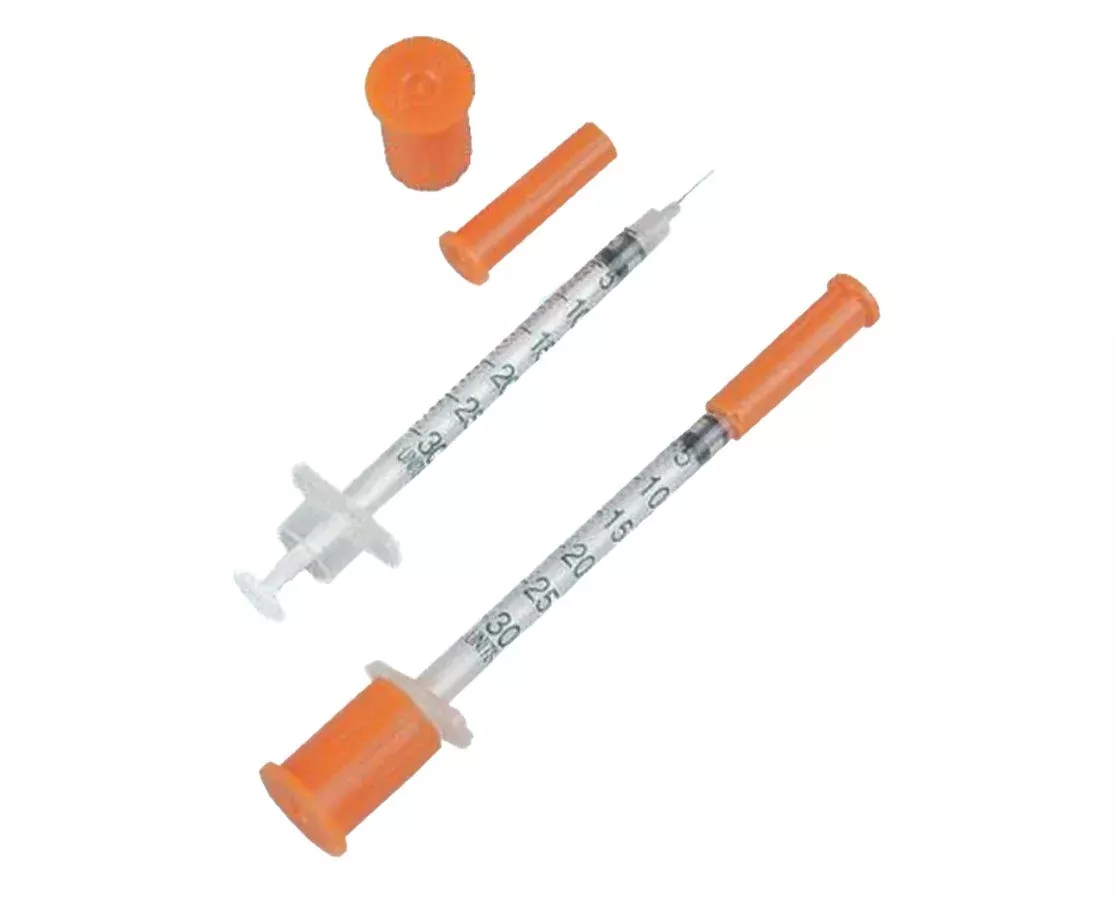 0.3cc Lo-Dose Insulin Syringe, U-100 30G x 5/16" (100/bx)