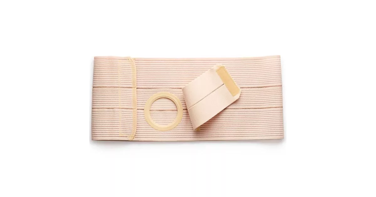 7″ Right, Beige, Cool Comfort, Nu-Form Belt, Prolapse Flap, Medium, 2-5/8″ Opening Placed 1-1/2″ From Bottom – Each
